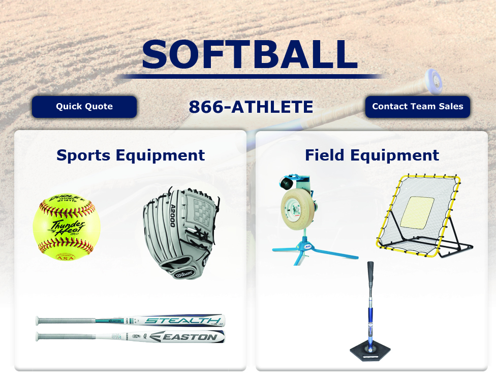 Softball Team Equipment